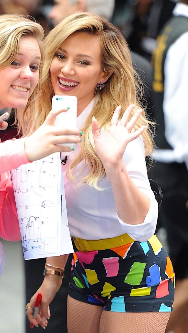 Hilary Duff For 'Good Morning America' In NYC - Funistan.com